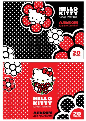 Альбом для рисования Action! Hello Kitty a4 20 листов HKO-AA-20g в ассортименте
