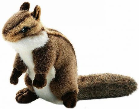 Мягкая игрушка Hansa Бурундук сидящий герой мультфильма коричневый искусственный мех 16 см
