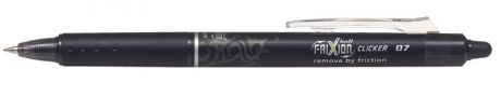 Гелевая ручка автоматическая Pilot Frixion Clicker черный 0.7 мм blrt-fr-7-b