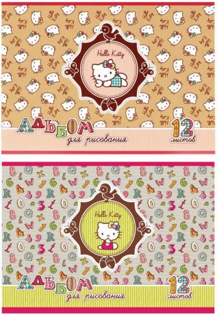 Альбом для рисования Action! Hello Kitty a4 12 листов hko-aa-12-2