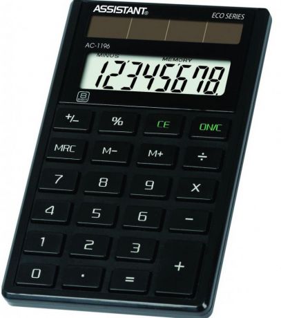 Калькулятор карманный Assistant AC-1196eco 8-разрядный