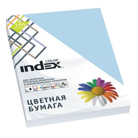 Цветная бумага Index Color a4 100 листов ic72/100