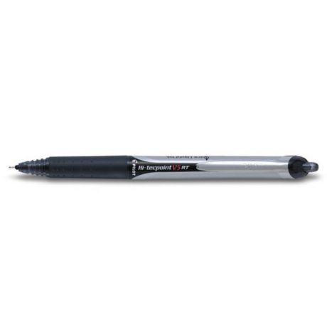 Капиллярная ручка автоматическая Pilot hi-tecpoint v5, черный 0.5 мм bxrt-v5-b