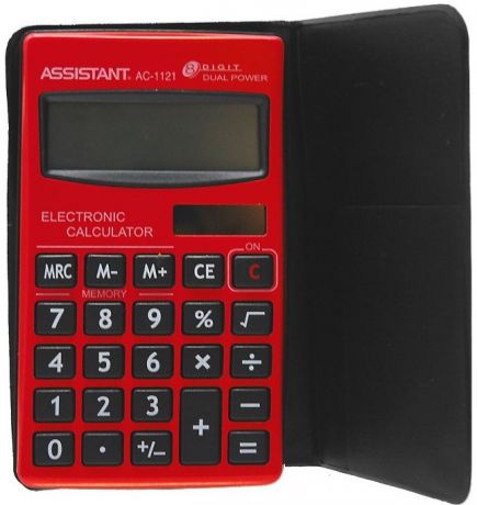 Калькулятор карманный Assistant ac-1121rd 8-разрядный