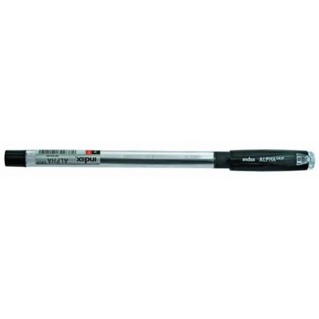 Шариковая ручка Index Alpha Grip синий 0.7 мм ibp306/bk