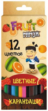 Набор цветных карандашей Action! Fruit Ninja 12 шт fn-acp205-12