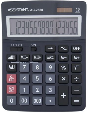 Калькулятор настольный Assistant ac-2588 16-разрядный