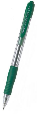 Шариковая ручка автоматическая Pilot Supergrip зеленый 0.7 мм
