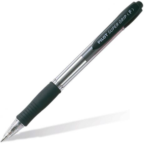 Шариковая ручка Pilot Supergrip черный 0.7 мм bpgp-10r-f-b