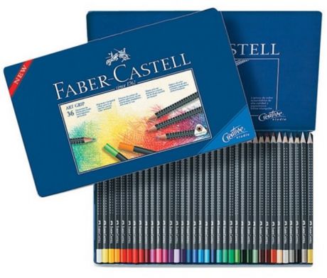 Набор цветных карандашей Faber-Castell Art Grip Aquarelle 36 шт акварельные 114236