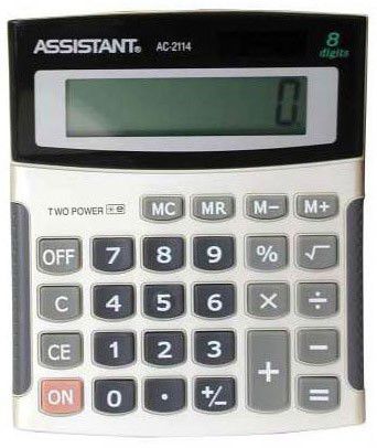 Калькулятор настольный Assistant ac-2114 8-разрядный