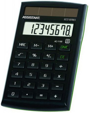 Калькулятор карманный Assistant AC-1195eco 8-разрядный