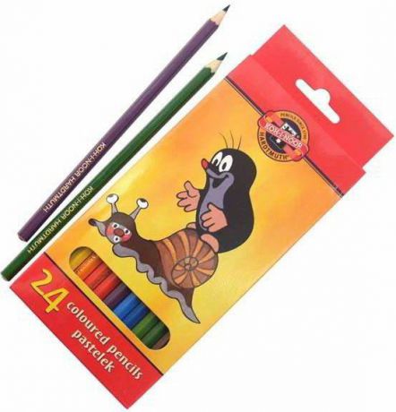 Набор цветных карандашей Koh-i-Noor Крот 24 шт 3654/24 26ks