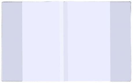 Набор обложек для тетрадей и дневников с прозр. клапанами, 100 мкм, разм.210х346, упак. 5 штук 05-5140-2/5