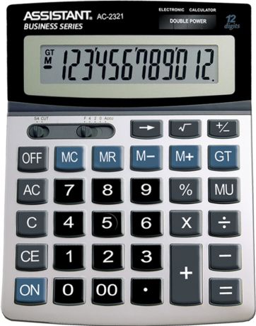 Калькулятор настольный Assistant 12-разрядный ac-2321
