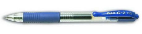 Гелевая ручка автоматическая Pilot g2-5 синий 0.5 мм bl-g2-5-l
