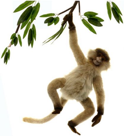 Мягкая игрушка Hansa Паукообразная обезьяна обезьянка рыжий коричневый искусственный мех синтепон 44 см 3934п