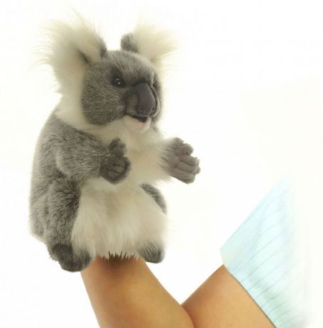 Мягкая игрушка Hansa Коала коала белый серый искусственный мех пластик синтепон 24 см 4030
