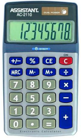 Калькулятор настольный Assistant ac-2110 8-разрядный