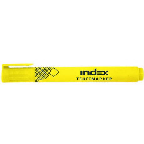 Текстмаркер Index imh510/yl желтый