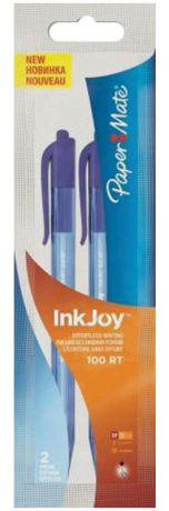 Набор шариковых ручек автоматическая Paper Mate Ink Joy 2 шт синий pm-s0957070