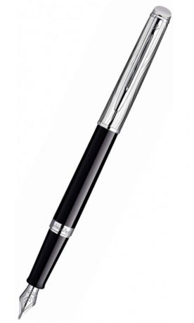 Перьевая ручка Waterman Hemisphere Deluxe Black Ct синий F перо F s0921090