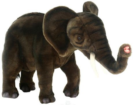 Мягкая игрушка Hansa Слоненок слоненок коричневый синтепон искусственный мех 42 см 4955