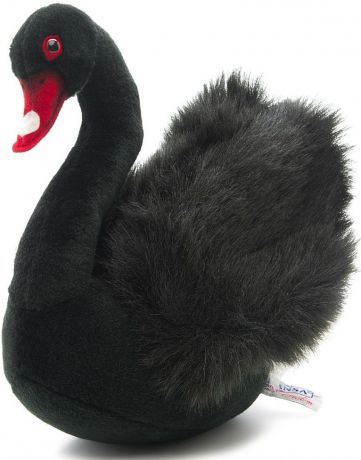 Мягкая игрушка Hansa Черный лебедь лебедь черный искусственный мех синтепон 28 см 2785