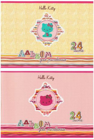 Альбом для рисования Action! Hello Kitty a4 24 листа hko-aa-24-2 в ассортименте