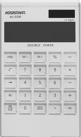 Калькулятор настольный Assistant ac-2326 12-разрядный