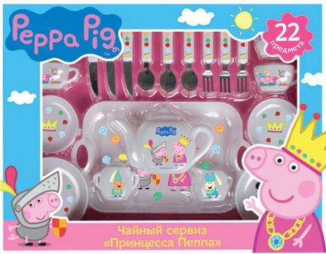 Чайный набор Росмэн Peppa Pig: Принцесса Пеппа 9438