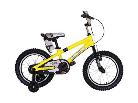 Велосипед Royal baby Freestyle 14" желтый двухколёсный rb14b-7