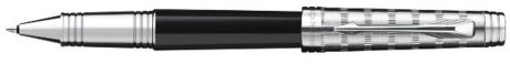 Шариковая ручка роллер Parker Premier Custom t561 Tartan St черный F s0887910