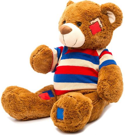 Мягкая игрушка Fluffy Family Мишка Топтыжка в кофте медведь коричневый плюш 50 см