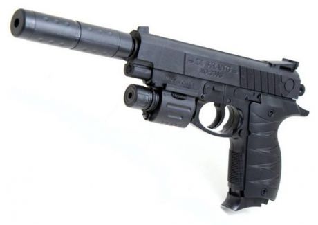 Пистолет Shantou Gepai es869-399b-3 черный 6927430665583