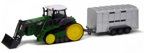 Трактор с ковшом Пламенный Мотор 6927170875723 от 6 лет зелёный пластик