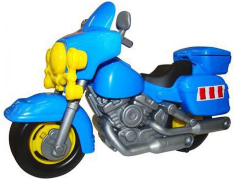Мотоцикл Полесье полицейский Харлей синий 8947