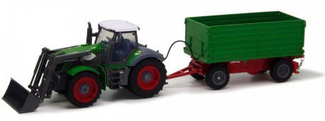 Трактор с ковшом Пламенный Мотор 6927170875730 от 6 лет зелёный пластик