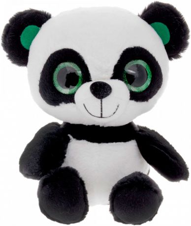 Мягкая игрушка Fancy Панда глазастик панда белый черный искусственный мех плюш 20 см