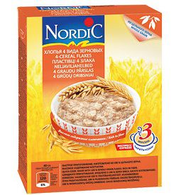 Nordic 4-злаковые хлопья