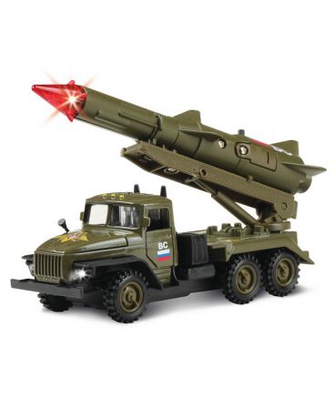 Технопарк УРАЛ с ракетой "Вооруженные Силы" хаки Технопарк