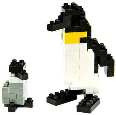 Playlab Императорский пингвин NanoBlocks (Наноблоки)
