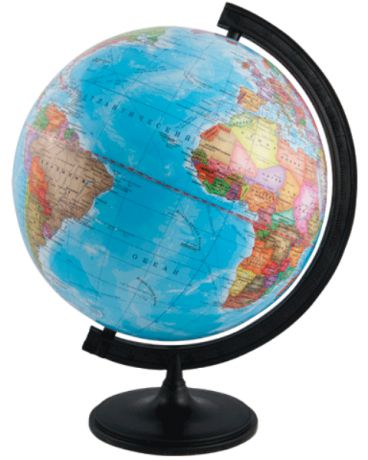 Глобусный мир политический диаметр 32 см