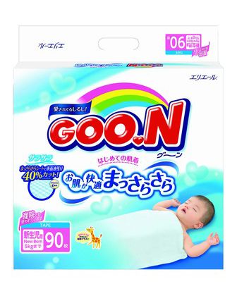 GooN 0-5 кг для новорожденных 90 шт.