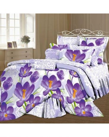 ОТК постельного белья 2-спальный люкс Цветы шафрана
