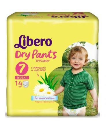 Libero (Либеро) Dry Pants extra large plus 7, 16-26кг 14шт
