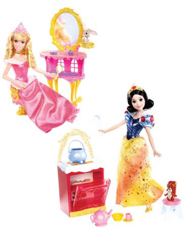 Mattel Disney Принцесса в спальне и кухне (Mattel Disney Princess) в ассорт