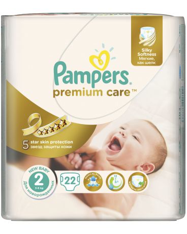 Pampers Premium Care Mini 3-6 кг 22 шт