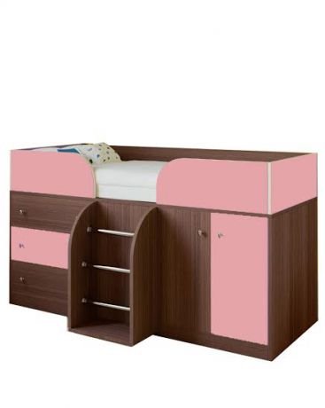 РВ мебель Астра 5 дуб шамони/розовый