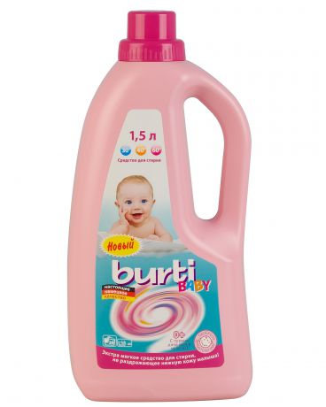 Burti Универсальное жидкое детского белья 1,5 л liquid Baby